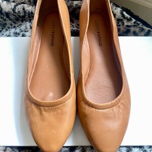 Lucky Brand Caliz Women's Tan Leather Flats